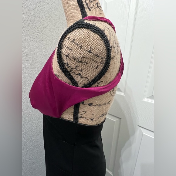 Fredericks of Hollywood Halter Midi Dress with Criss-Cross Straps Two Toned - Picture 2 of 13